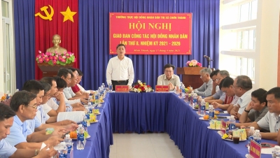 Chơn Thành: Giao ban công tác Hội đồng Nhân dân lần thứ 8