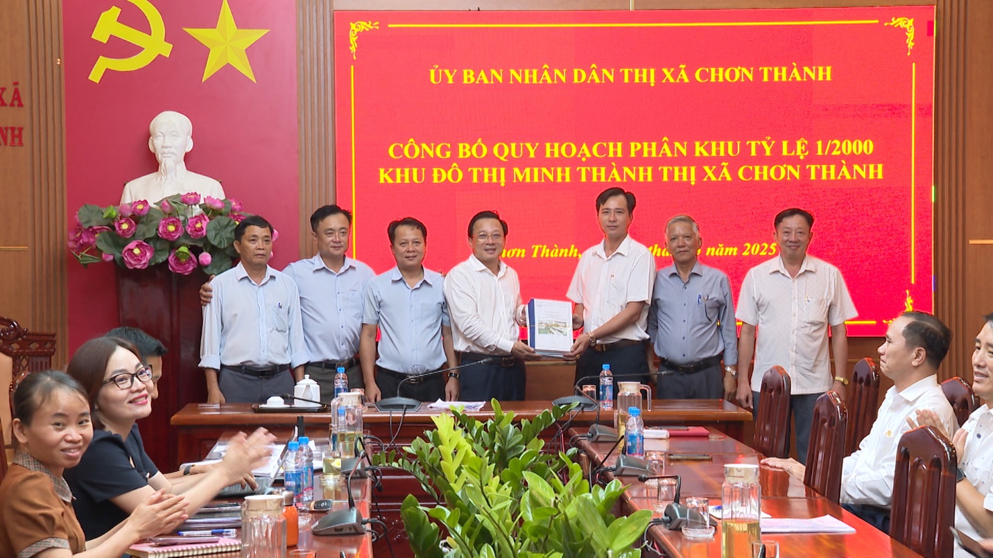 02 Chon Thanh cong bo quy hoach khu do thi Minh Thanh